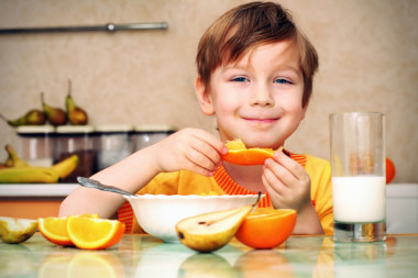boy breakfast